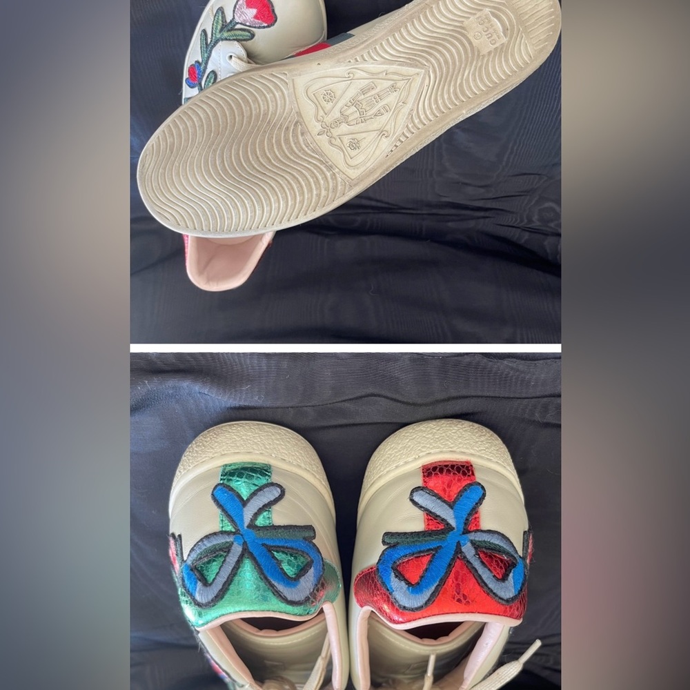 Gucci sneakers. Stunning.  Like new.